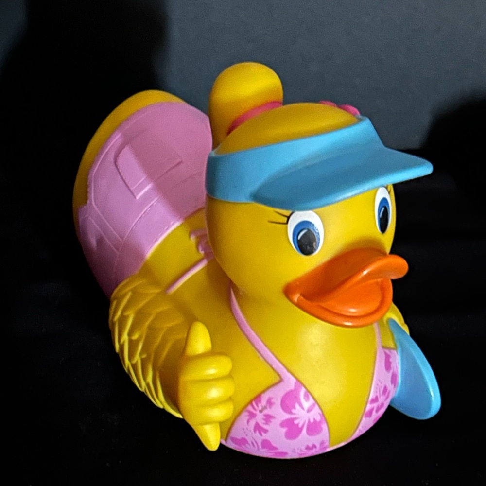 Bath Tub Spout/Faucet Cover Baby Bathroom Rubber Ducky in a Bikini